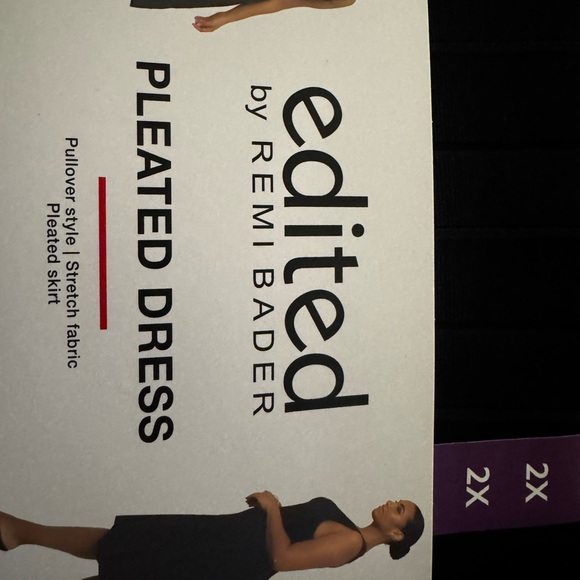 Edited by Remi Bader Black Pleated Dress - Picture 12 of 12